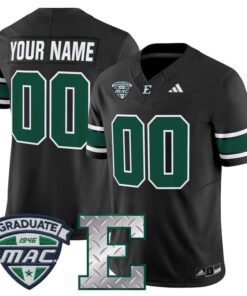 Custom Eastern Michigan Eagles Jersey 2025 Vapor Limited All Stitched