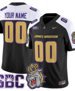 Custom James Madison Dukes Jersey Name, Number 2025 Vapor Limited Stitched