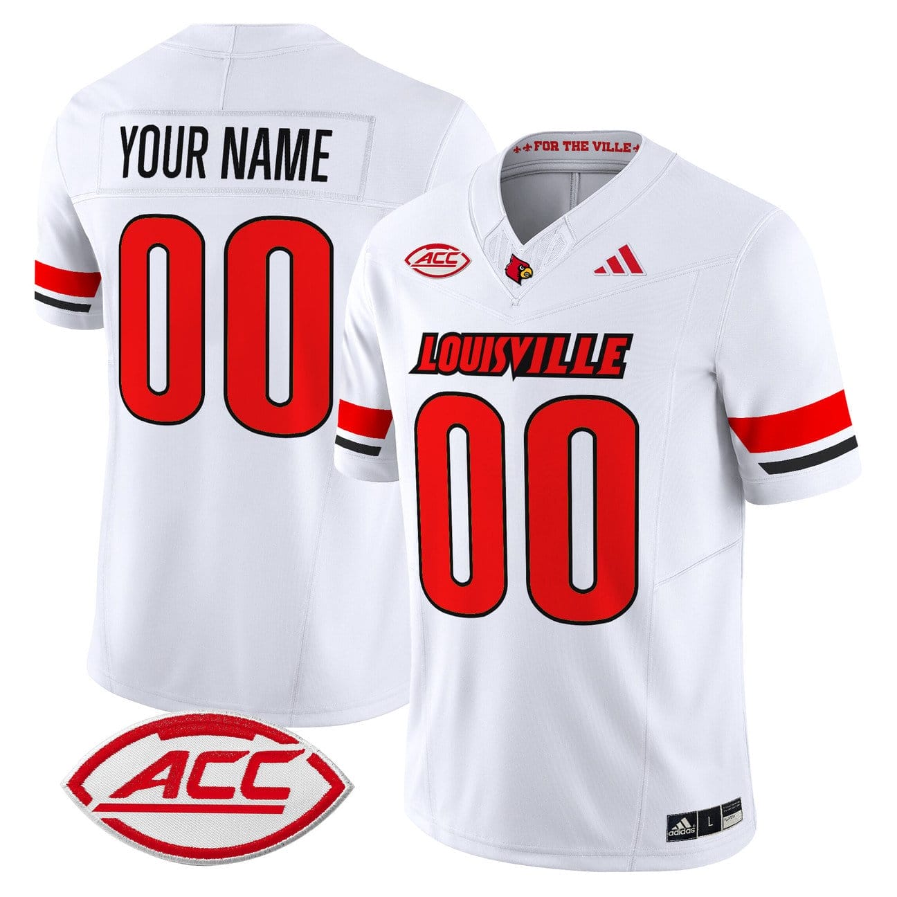 Custom Louisville Cardinals Jersey Name, Number 2025 Vapor Stitched - Image 5