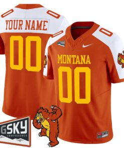 Custom Montana Grizzlies Jersey Name, Number 1995 Throwback Limited Stitched