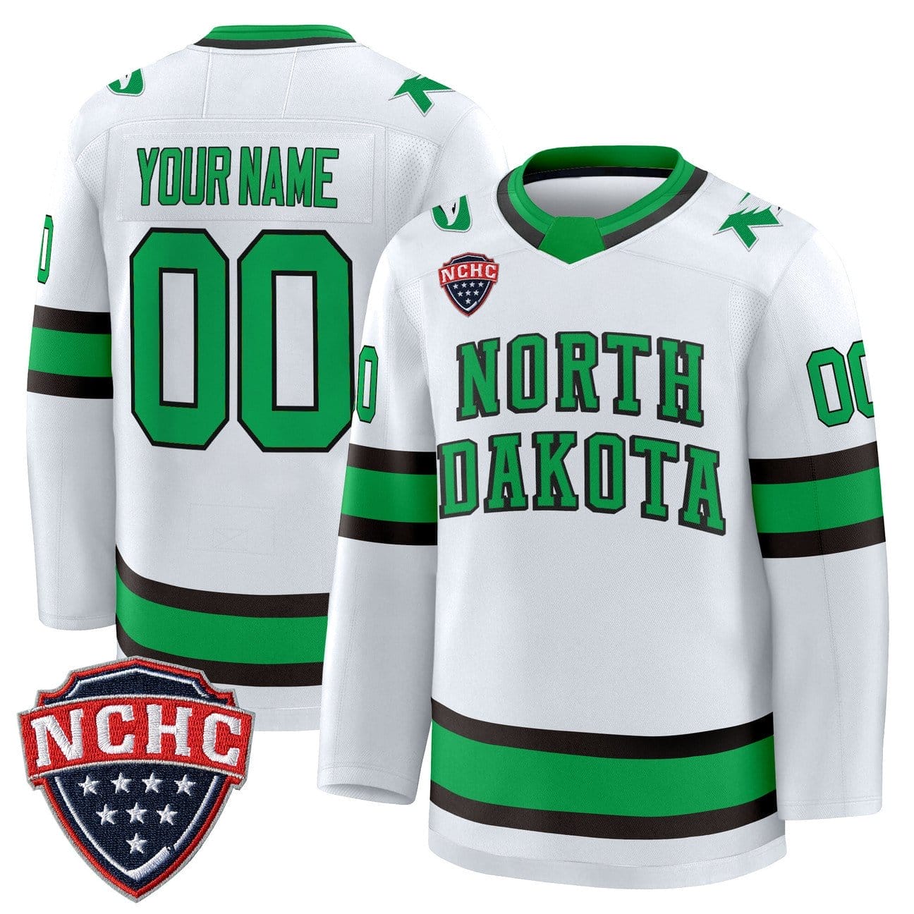 Custom North Dakota Fighting Hawks Jersey 2025-26 Premium Stitched 4 Custom North Dakota Fighting Hawks Jersey 2025-26 Premium Stitched - Image 4