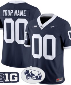 Alternative view of Custom Penn State Jersey Name, Number 2025 Throwback Vapor Limited Stitched