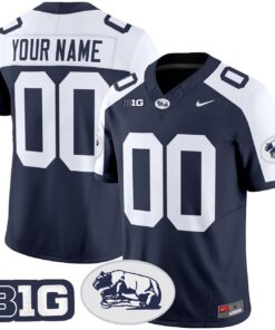 Custom Penn State Jersey Name, Number 2025 Throwback Vapor Limited Stitched