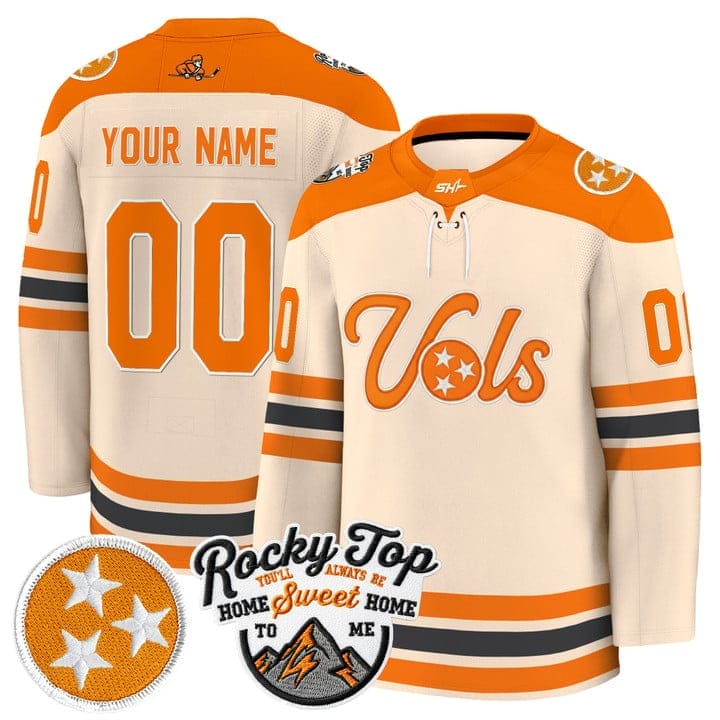 Custom Tennessee Volunteers Jersey Name, Number 2025-26 Premium Stitched 4 Custom Tennessee Volunteers Jersey Name, Number 2025-26 Premium Stitched - Image 4