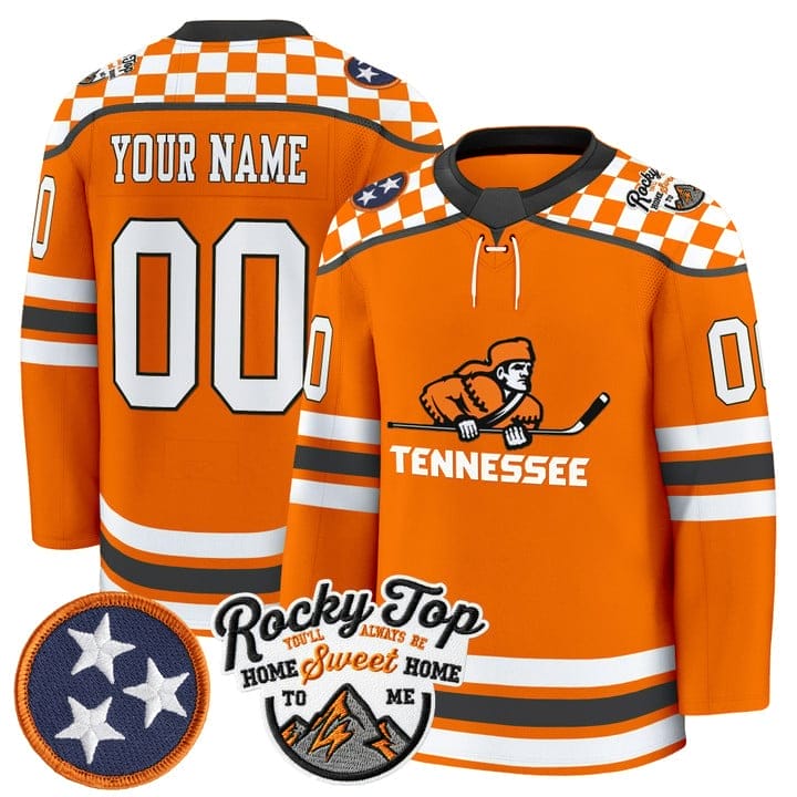 Custom Tennessee Volunteers Jersey Name, Number 2025-26 Premium Stitched 3 Custom Tennessee Volunteers Jersey Name, Number 2025-26 Premium Stitched - Image 3