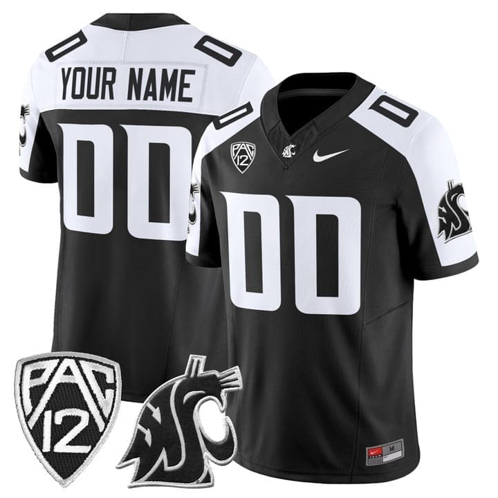 Custom Washington State Cougars Jersey Name, Number 2025 Limited Stitched