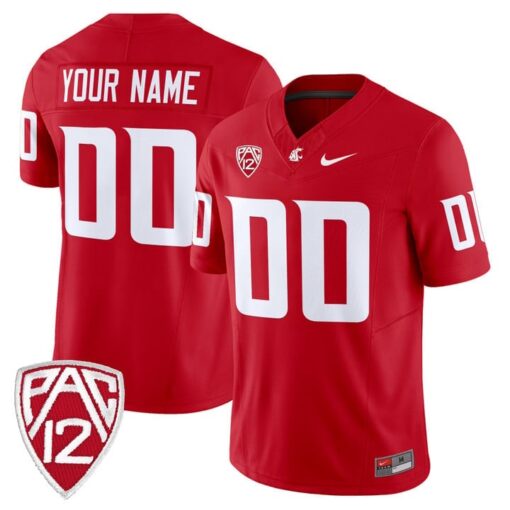 Custom Washington State Cougars Jersey Name, Number 2025 Limited Stitched - Image 4