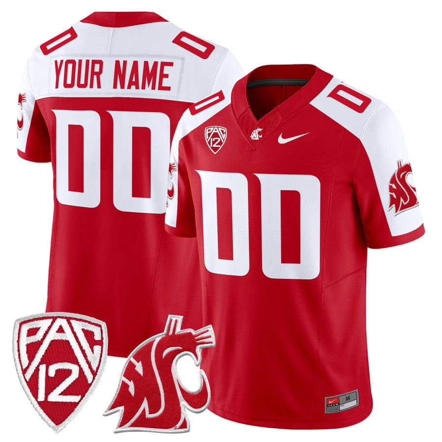 Custom Washington State Cougars Jersey Name, Number 2025 Limited Stitched - Image 3