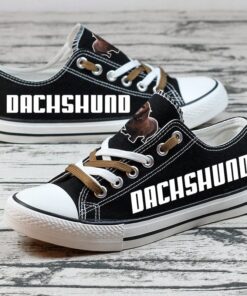 Alternative view of Dachshund Canvas Sneakers Shoes For Men Women Fans