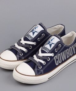 Dallas Cowboys Low Top Canvas Sport Sneakers Shoes For Men Women Fans