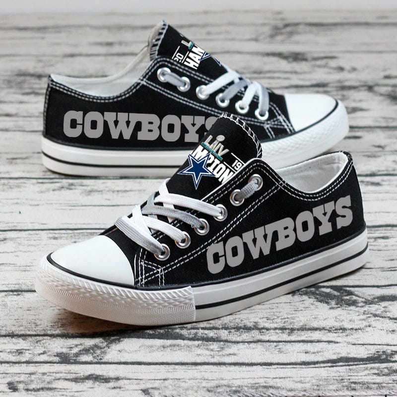 Dallas Cowboys Low Top Canvas Sport Sneakers Shoes For Men Women Fans 11 Dallas Cowboys Low Top Canvas Sport Sneakers Shoes For Men Women Fans - Image 11