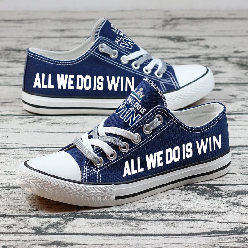 Dallas Cowboys Low Top Canvas Sport Sneakers Shoes For Men Women Fans 5 Dallas Cowboys Low Top Canvas Sport Sneakers Shoes For Men Women Fans - Image 5