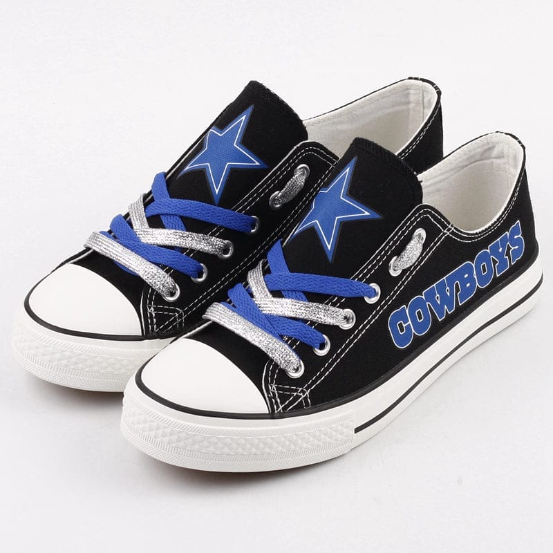 Dallas Cowboys Low Top Canvas Sport Sneakers Shoes For Men Women Fans - Image 4