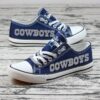Dallas Cowboys Limited Print NFL Students Low Top Canvas Shoes Sport Sneakers 2 cbe6d624 6f8f 4974 abf6 b26dfa810606