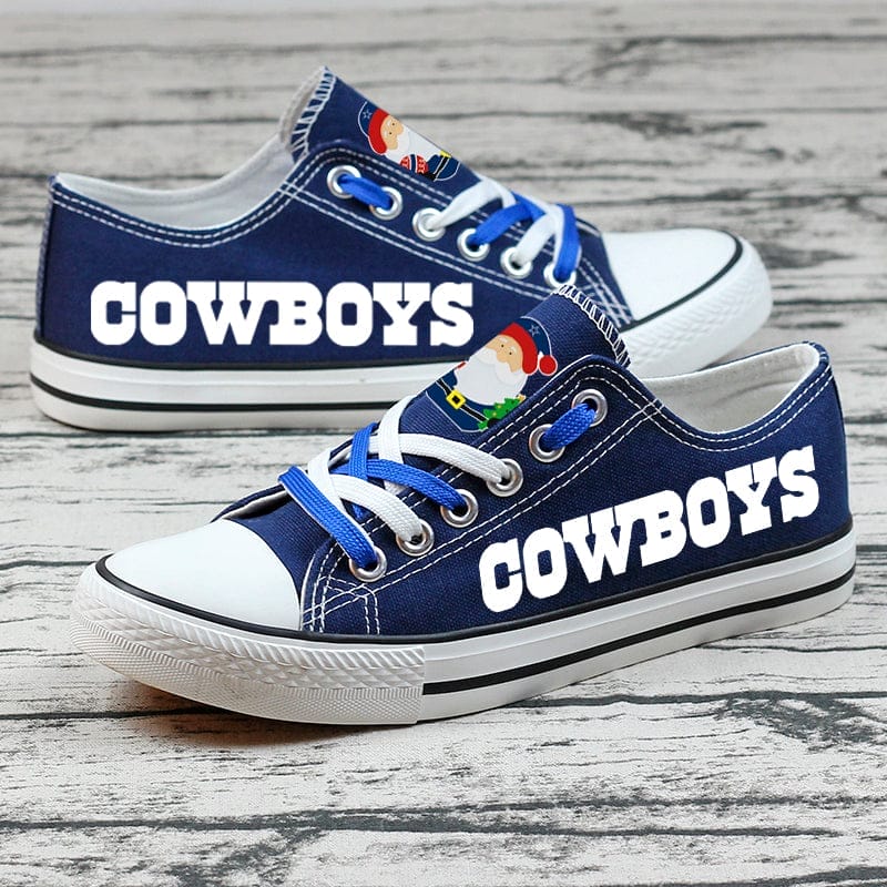 Dallas Cowboys Low Top Canvas Sport Sneakers Shoes For Men Women Fans 3 Dallas Cowboys Low Top Canvas Sport Sneakers Shoes For Men Women Fans - Image 3