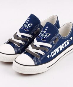 Alternative view of Dallas Cowboys Low Top Canvas Sport Sneakers Shoes For Men Women Fans