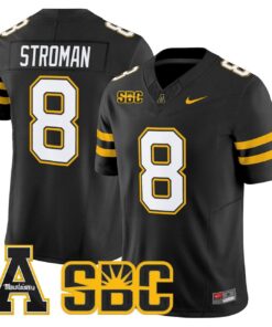 Alternative view of Dalton Stroman Jersey #8 App State Mountaineers 2025 Vapor Limited Stitched