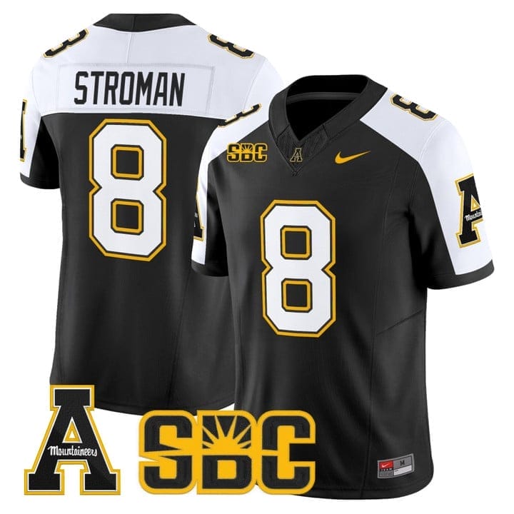 Dalton Stroman Jersey #8 App State Mountaineers 2025 Vapor Limited Stitched 1 Dalton Stroman Jersey #8 App State Mountaineers 2025 Vapor Limited Stitched