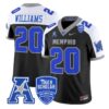 DeAngeloWilliamsJersey 20MemphisTigers2025LimitedStitchedBlackAlter