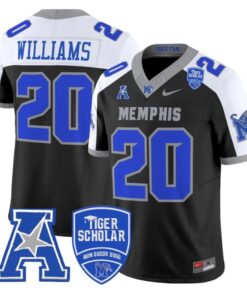 DeAngelo Williams Jersey #20 Memphis Tigers 2025 Limited Stitched Black Alter