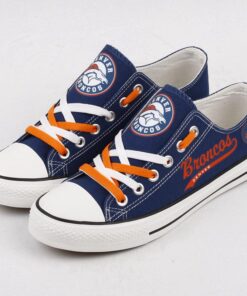 Alternative view of Denver Broncos Low Top Canvas Sport Sneakers Shoes For Men Women Fans
