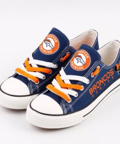 Denver Broncos Low Top Canvas Sport Sneakers Shoes For Men Women Fans 11 Denver Broncos 3 fc00c309 ef20 4b6f aaba 91ad1880f964