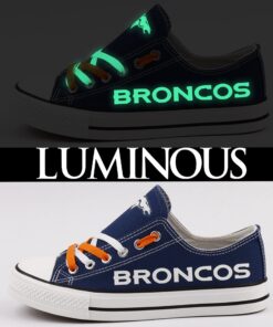 Denver Broncos Low Top Canvas Sport Sneakers Shoes For Men Women Fans 12 Denver Broncos 4