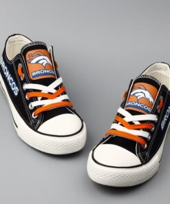 Denver Broncos Low Top Canvas Sport Sneakers Shoes For Men Women Fans 14 Denver Broncos 6
