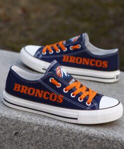 Denver Broncos Low Top Canvas Sport Sneakers Shoes For Men Women Fans 15 Denver Broncos 7
