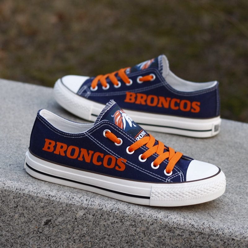 Denver Broncos Low Top Canvas Sport Sneakers Shoes For Men Women Fans 7 Denver Broncos Low Top Canvas Sport Sneakers Shoes For Men Women Fans - Image 7