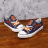 Detriot Tigers Limited Print MLB Students Low Top Canvas Shoes Sport Sneakers