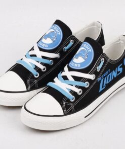 Alternative view of Detroit Lions Low Top Canvas Sport Sneakers Shoes For Men Women Fans