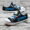 Detroit Lions Low Top Canvas Sport Sneakers Shoes For Men Women Fans 10 Detroit Lions Limited Print NFL Students Low Top Canvas Shoes Sport Sneakers