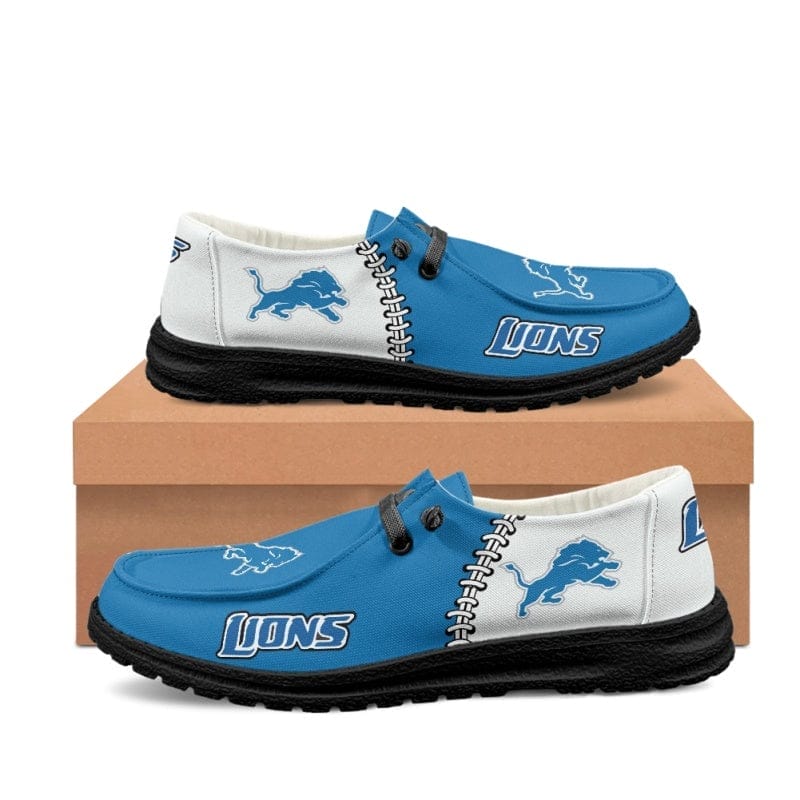 Detroit Lions BZ15 Sneakers Shoes For Men Women Fans 4 Detroit Lions BZ15 Sneakers Shoes For Men Women Fans - Image 4