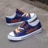Detroit Tigers Limited Print MLB Students Low Top Canvas Shoes Sport Sneakers 2 6f86a822 e4ef 4aad b12e 95a41e85906c