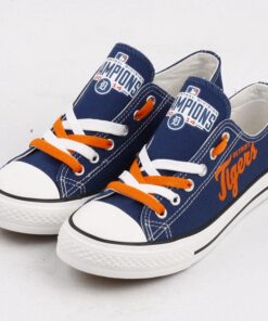 Alternative view of Detroit Tigers Limited Print Low Top Canvas Shoes Sport Sneakers For Men Women Fans