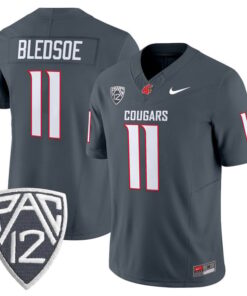 Drew Bledsoe Jersey #11 Washington State Cougars 2025 V2 Vapor Limited Stitched