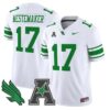 DrewMestemakerJersey 17NorthTexasMeanGreen2025VaporStitchedWhite