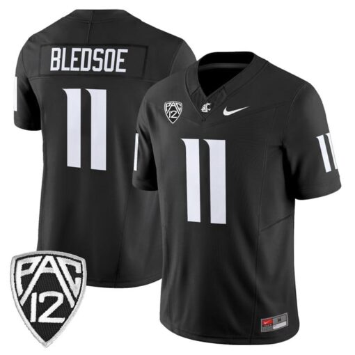 Drew Bledsoe Jersey #11 Washington State Cougars 2025 Vapor Limited Stitched - Image 2