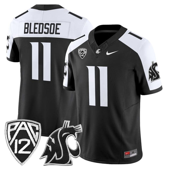 Drew Bledsoe Jersey #11 Washington State Cougars 2025 Vapor Limited Stitched