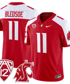 Drew Bledsoe Jersey 11 Washington State Cougars 2025 Vapor Stitched Crimson Alter e30f5b9f 17c7 442b 8c94 9ac7db2c0315