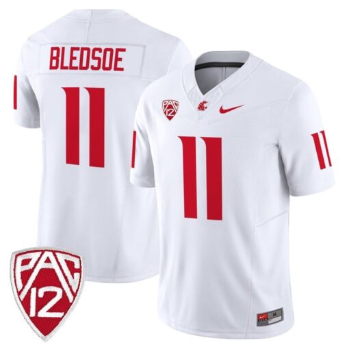 Drew Bledsoe Jersey #11 Washington State Cougars 2025 Vapor Limited Stitched - Image 5