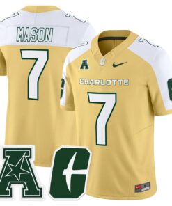 E. Jai Mason Jersey 7 Charlotte 49ers 2025 Vapor Limited Stitched Gold Alter 2f21235b 52d4 4b5e 8c04 c1b47f04cf3c