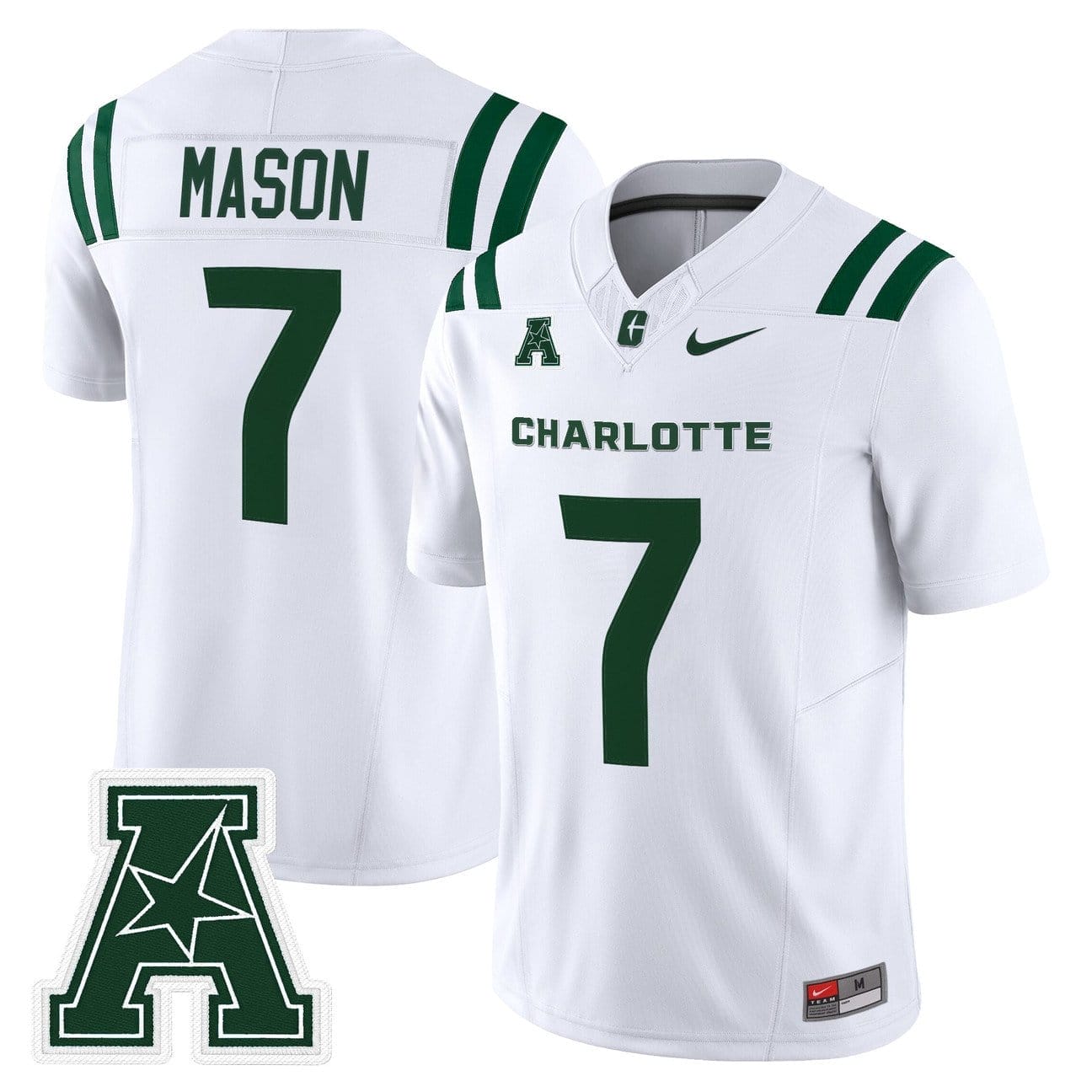 E. Jai Mason Jersey #7 Charlotte 49ers 2025 Vapor Limited Stitched