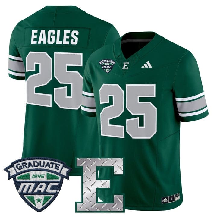 Eagles Jersey #25 Eastern Michigan Eagles 2025 Vapor Limited Stitched - Image 5