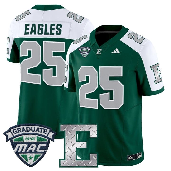 Eagles Jersey #25 Eastern Michigan Eagles 2025 Vapor Limited Stitched - Image 4