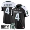 ElijahTau TolliverJersey 4MichiganStateSpartans2025StitchedBlackAlter