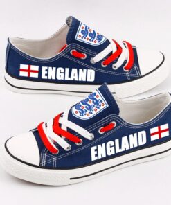 Alternative view of England Low Top Canvas Sport Sneakers Shoes For Men Women Fans