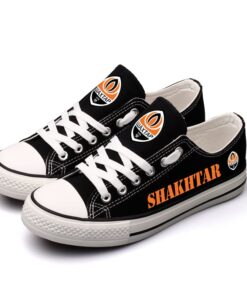 FC Shakhtar Donetsk Low Top Canvas Sport Sneakers Shoes For Men Women Fans