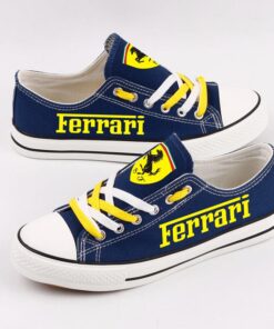 Ferrari Canvas Sneakers Shoes For Men Women Fans